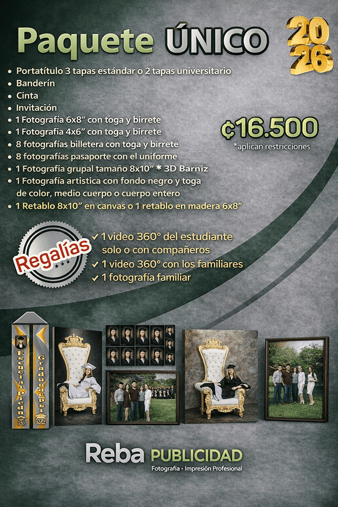 Reba Publicidad Paquete Unico