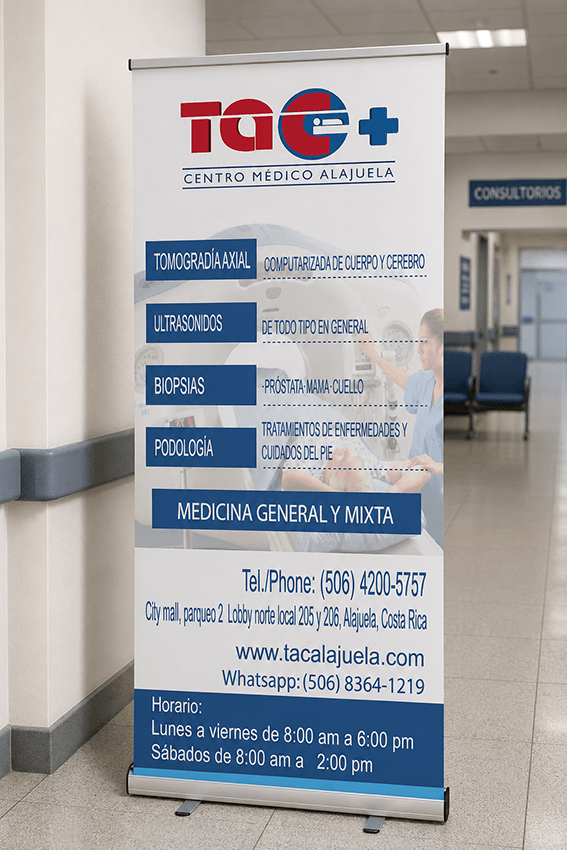 Roll-up banner Costa Rica