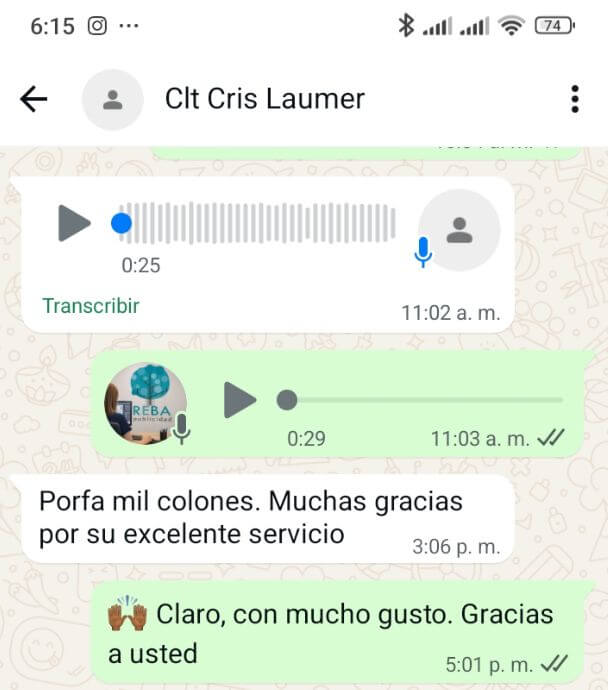 Christine Lammer — clienta REBA Publicidad
