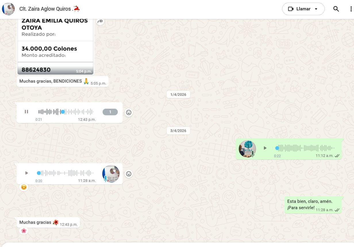 Zaira Quirós — clienta REBA Publicidad